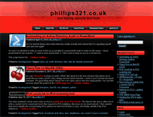 Tablet Screenshot of phillips321.co.uk
